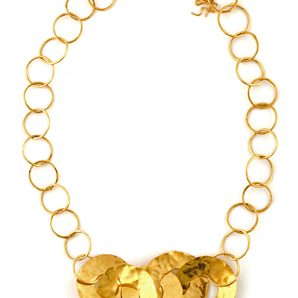 Flat Circle Signature Necklace image 0