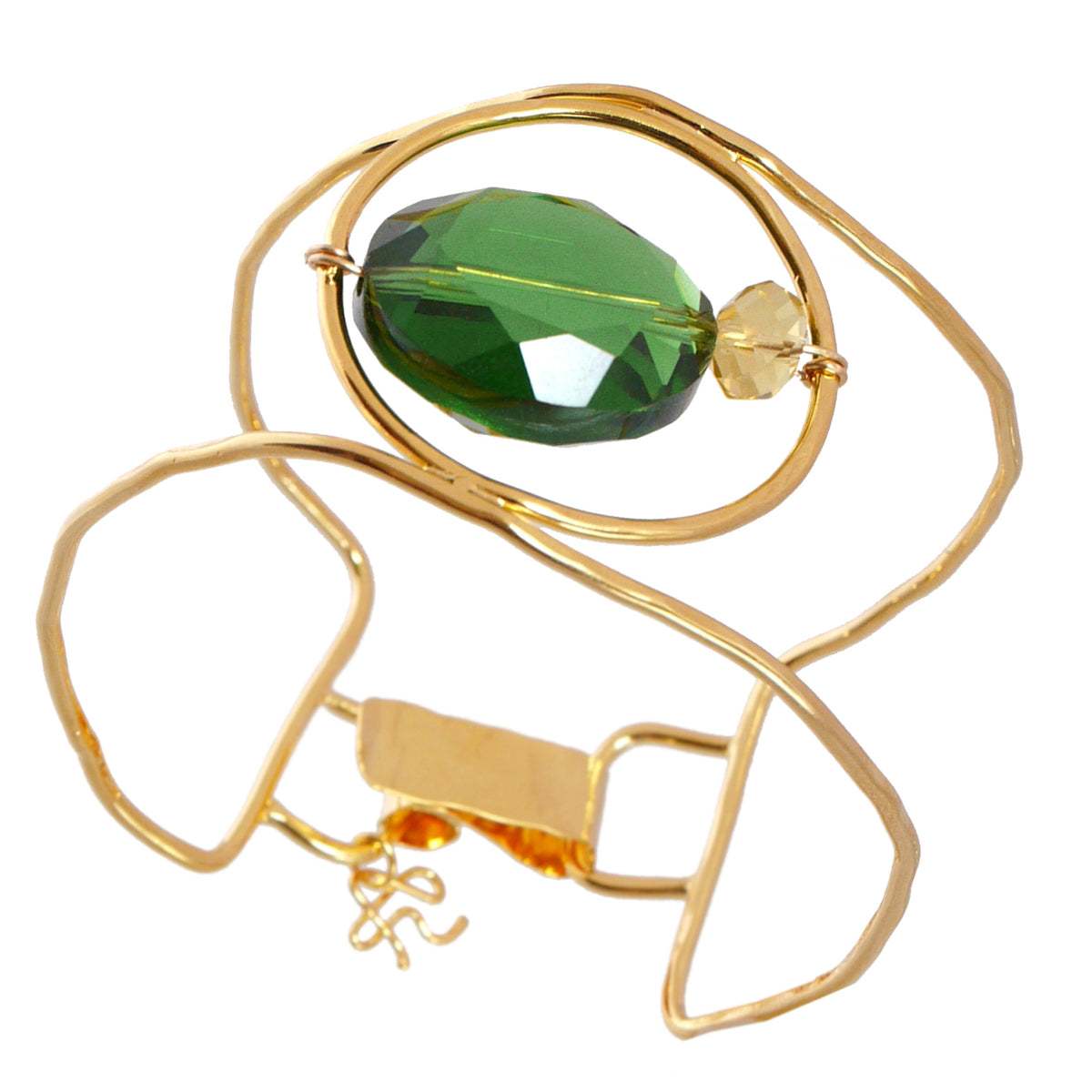 Oval Crystal Cuff image 0