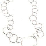 Rectangle Disk Necklace image 0