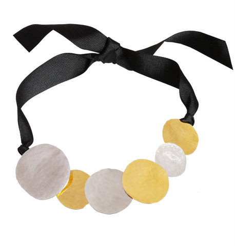 Mixed Disk Necklace image 0