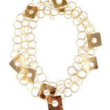 Square Long Chain Necklace image 0