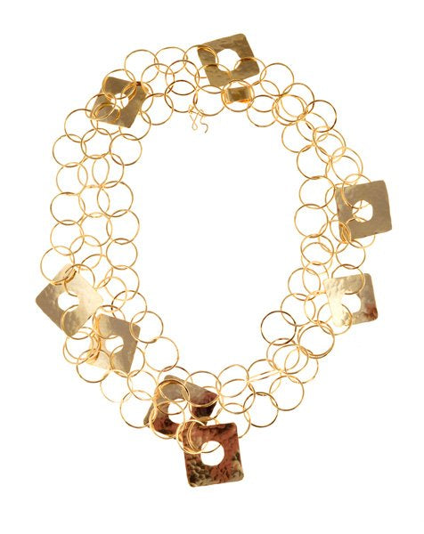 Square Long Chain Necklace image 0