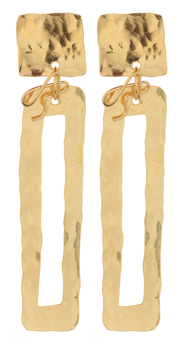 Long Rectangle Earrings image 0