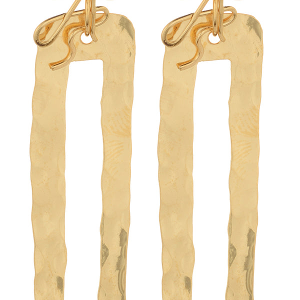 Long Rectangle Earrings image 0
