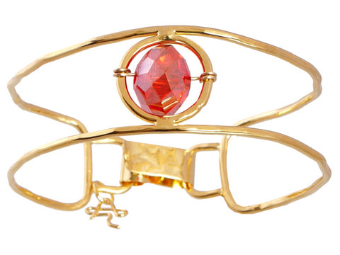 Small Circle Cuff Bracelet image 0
