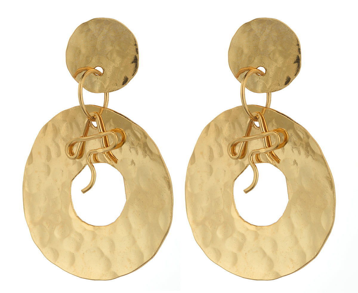 Large Single Flat Circle with Post image 0