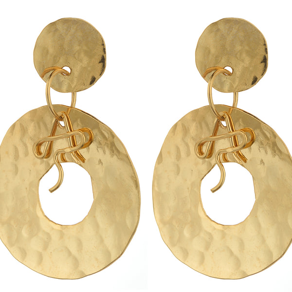 Large Single Flat Circle with Post image 0