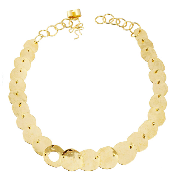 Pepita Link Round Necklace image 0