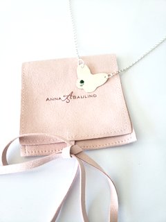 Butterfly Chain Necklace with Birthstone image 0