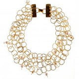 4 Strand Necklace with Pearls image 0