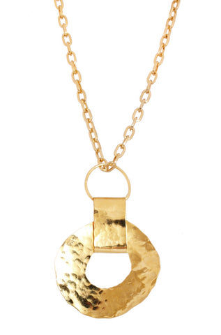 Single Flat Circle Pendant image 0