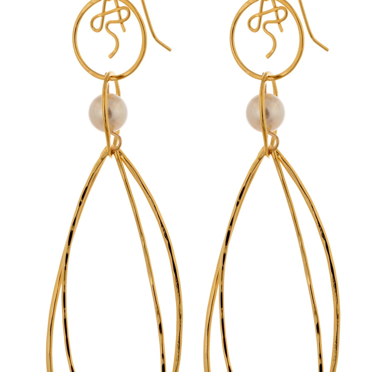 Double Teardrop Earring image 0