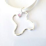 La Farfalla Pendant with Birthstone image 0