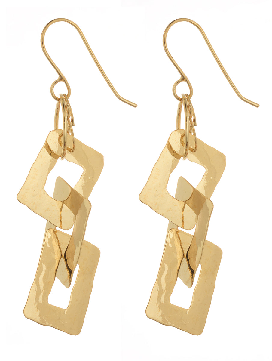 Triple Rectangle Earring image 0