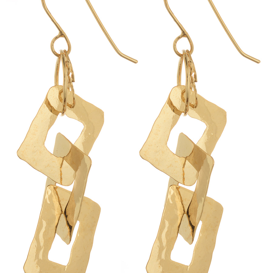 Triple Rectangle Earring image 0