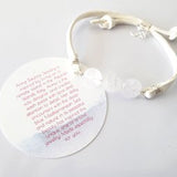 Round Rose Quartz Healing Bracelet image 0