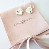 Heart Shaped Earrings with Birthstone image 0