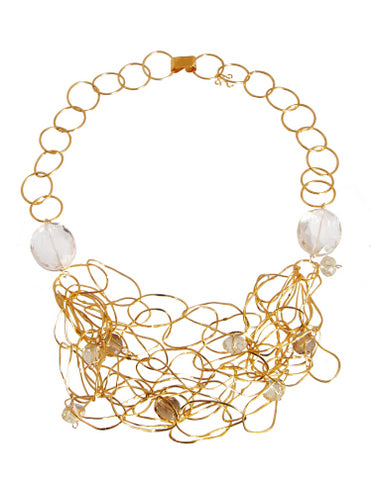 Twisted Chain Cluster Necklace image 0