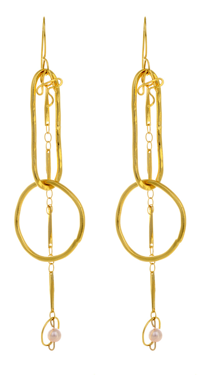Oblong Drop Earrings image 0