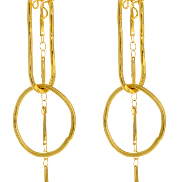 Oblong Drop Earrings image 0