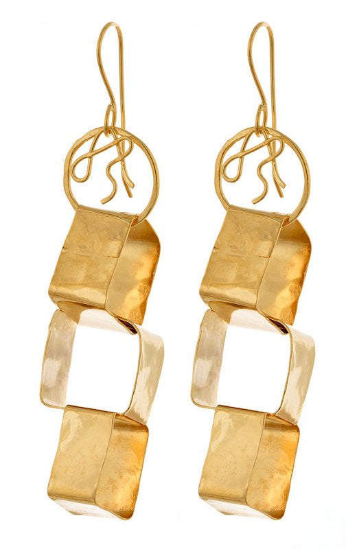 Triple Box Earring image 0
