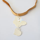 Butterfly and Heart with Swarovski Crystal image 1