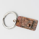 Hammered Pepita Key Chain image 0