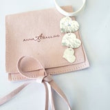 Triple Butterfly Pendant with Birthstone image 0
