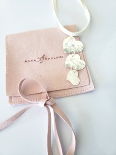Triple Butterfly Pendant with Birthstone image 0