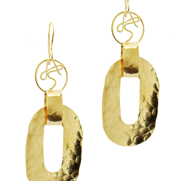 Oval Loop Earrings image 0